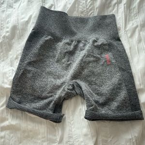 Grey Gymshark biker shorts